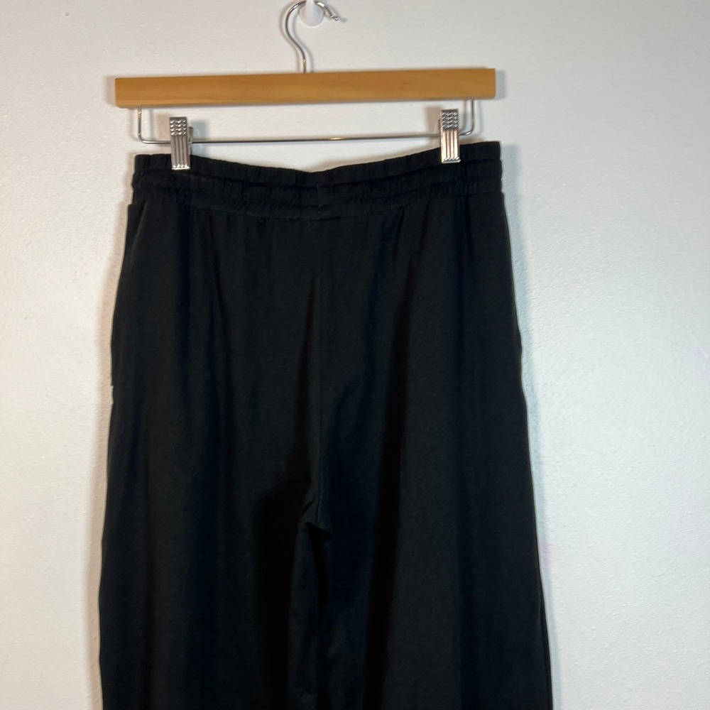 Vuori Womens Halo Essential Wide Leg Pants Black Size M Elastic Waist Drawstring - Picture 10 of 11